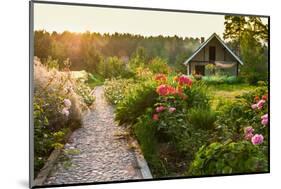 Road in the Beautiful Garden-scorpp-Mounted Photographic Print