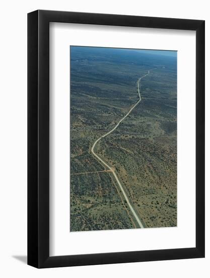 Road in the Namibian Desert, Namibia, Africa-Bhaskar Krishnamurthy-Framed Photographic Print