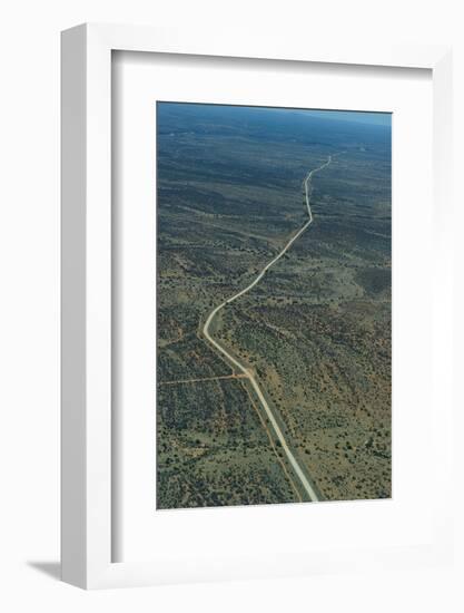 Road in the Namibian Desert, Namibia, Africa-Bhaskar Krishnamurthy-Framed Photographic Print