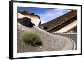 Road in the Parque Nacional Del Teide, Tenerife, Canary Islands, 2007-Peter Thompson-Framed Photographic Print