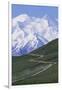 Road in Thorofare Pass Below Mt. Mckinley-Paul Souders-Framed Premium Photographic Print