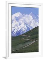 Road in Thorofare Pass Below Mt. Mckinley-Paul Souders-Framed Photographic Print