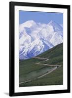 Road in Thorofare Pass Below Mt. Mckinley-Paul Souders-Framed Photographic Print