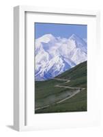 Road in Thorofare Pass Below Mt. Mckinley-Paul Souders-Framed Photographic Print
