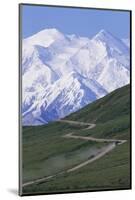 Road in Thorofare Pass Below Mt. Mckinley-Paul Souders-Mounted Photographic Print