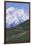 Road in Thorofare Pass Below Mt. Mckinley-Paul Souders-Framed Photographic Print