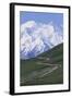 Road in Thorofare Pass Below Mt. Mckinley-Paul Souders-Framed Photographic Print