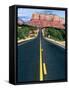 Road Into Sedona, Sedona, U.S.A.-Ann Cecil-Framed Stretched Canvas