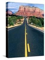 Road Into Sedona, Sedona, U.S.A.-Ann Cecil-Stretched Canvas