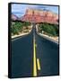 Road Into Sedona, Sedona, U.S.A.-Ann Cecil-Framed Stretched Canvas