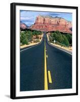 Road Into Sedona, Sedona, U.S.A.-Ann Cecil-Framed Premium Photographic Print