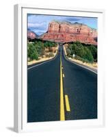 Road Into Sedona, Sedona, U.S.A.-Ann Cecil-Framed Premium Photographic Print