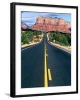 Road Into Sedona, Sedona, U.S.A.-Ann Cecil-Framed Photographic Print