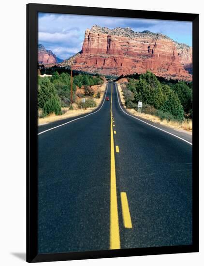 Road Into Sedona, Sedona, U.S.A.-Ann Cecil-Framed Photographic Print