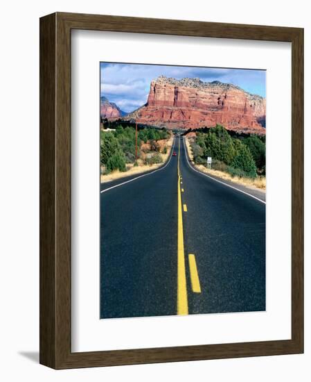 Road Into Sedona, Sedona, U.S.A.-Ann Cecil-Framed Photographic Print