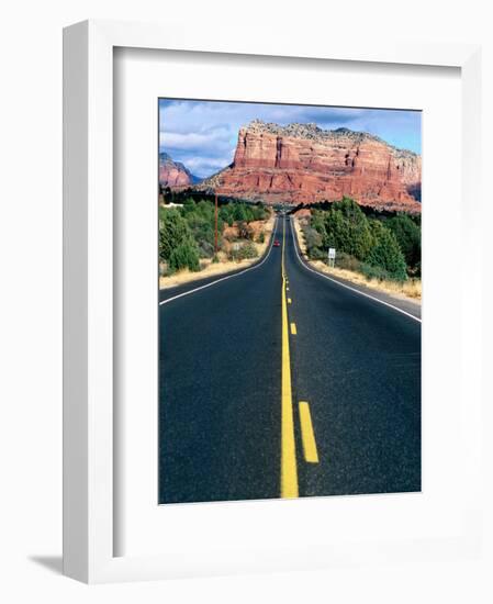 Road Into Sedona, Sedona, U.S.A.-Ann Cecil-Framed Photographic Print