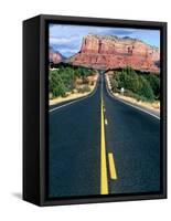 Road Into Sedona, Sedona, U.S.A.-Ann Cecil-Framed Stretched Canvas