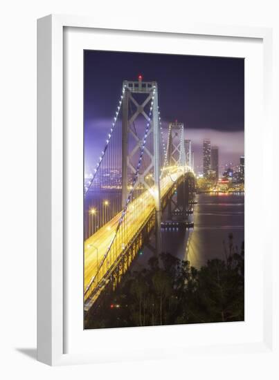 Road Into The City, Bay Bridge - San Francisco-Vincent James-Framed Photographic Print