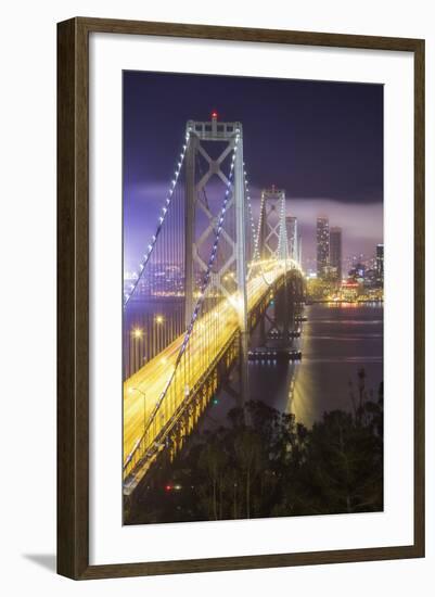 Road Into The City, Bay Bridge - San Francisco-Vincent James-Framed Photographic Print
