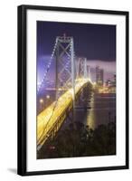 Road Into The City, Bay Bridge - San Francisco-Vincent James-Framed Photographic Print