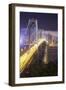 Road Into The City, San Francisco Bay Bridge-Vincent James-Framed Premium Photographic Print