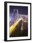 Road Into The City, San Francisco Bay Bridge-Vincent James-Framed Photographic Print