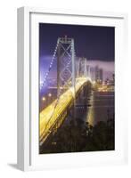 Road Into The City, San Francisco Bay Bridge-Vincent James-Framed Photographic Print