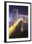 Road Into The City, San Francisco Bay Bridge-Vincent James-Framed Photographic Print