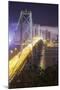 Road Into The City, San Francisco Bay Bridge-Vincent James-Mounted Photographic Print