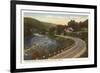 Road into Wilmington, Vermont-null-Framed Art Print