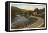 Road into Wilmington, Vermont-null-Framed Stretched Canvas