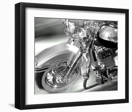 Road king-Richard James-Framed Art Print