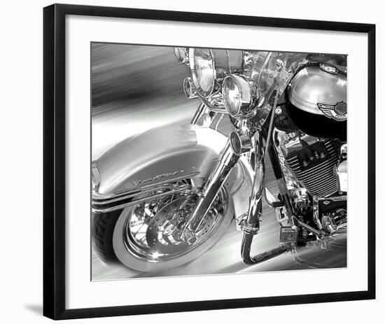 Road king-Richard James-Framed Art Print