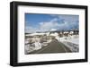 Road leading through the snow capped mountains of the Daisetsuzan National Park, UNESCO World Herit-Michael Runkel-Framed Photographic Print