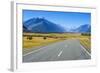 Road Leading to Mount Cook National Park, South Island, New Zealand, Pacific-Michael-Framed Photographic Print