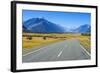 Road Leading to Mount Cook National Park, South Island, New Zealand, Pacific-Michael-Framed Photographic Print