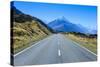 Road Leading to Mount Cook National Park, South Island, New Zealand, Pacific-Michael-Stretched Canvas