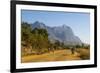 Road Leading to the Granite Peaks of Mount Mulanje, Malawi, Africa-Michael Runkel-Framed Photographic Print