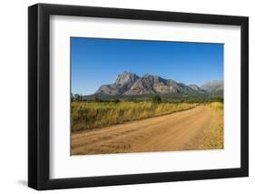 Road Leading to the Granite Peaks of Mount Mulanje, Malawi, Africa-Michael Runkel-Framed Photographic Print