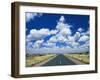 Road Leading to the Hoizon, Namibia, Africa-Lee Frost-Framed Photographic Print