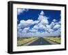 Road Leading to the Hoizon, Namibia, Africa-Lee Frost-Framed Photographic Print