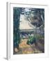 Road Leading to the Lake-Paul Cézanne-Framed Giclee Print