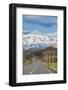 Road leading to the spectacular mountains of the Daisetsuzan National Park, UNESCO World Heritage S-Michael Runkel-Framed Photographic Print