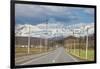 Road leading to the spectacular mountains of the Daisetsuzan National Park, UNESCO World Heritage S-Michael Runkel-Framed Photographic Print