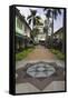 Road Leading to the Sultan Mosque in the Arab Quarter, Singapore, Southeast Asia, Asia-John Woodworth-Framed Stretched Canvas