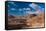 Road leading to Umm Sayhoun village, Ancient Nabatean City of Petra, Wadi Musa, Ma'an Governorat...-null-Framed Stretched Canvas