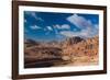 Road leading to Umm Sayhoun village, Ancient Nabatean City of Petra, Wadi Musa, Ma'an Governorat...-null-Framed Photographic Print