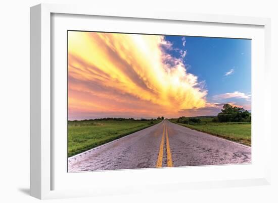 Road Less Traveled-Donnie Quillen-Framed Art Print