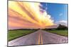 Road Less Traveled-Donnie Quillen-Mounted Premium Giclee Print