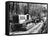 Road Making in America-null-Framed Stretched Canvas